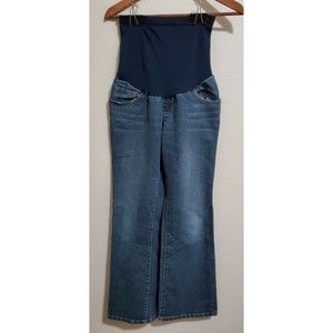 Women MATERNITY PANTS  Indigo Blue Denim Jean  SIZE Petite Small PS